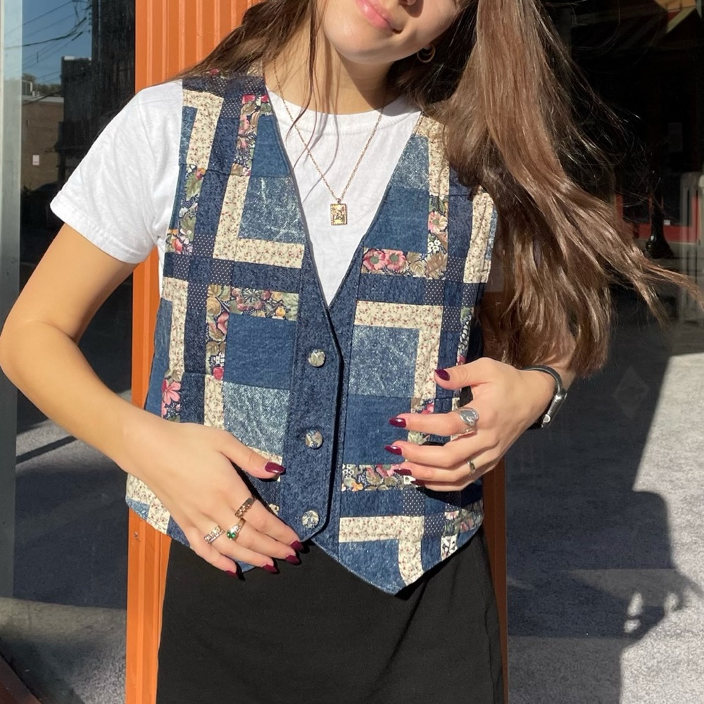 Vintage Patchwork Vest